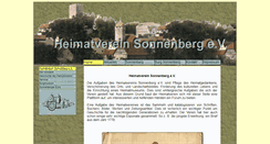 Desktop Screenshot of heimatverein-sonnenberg.de